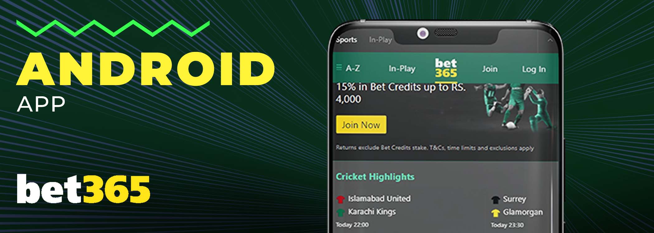 Bet365 android app.