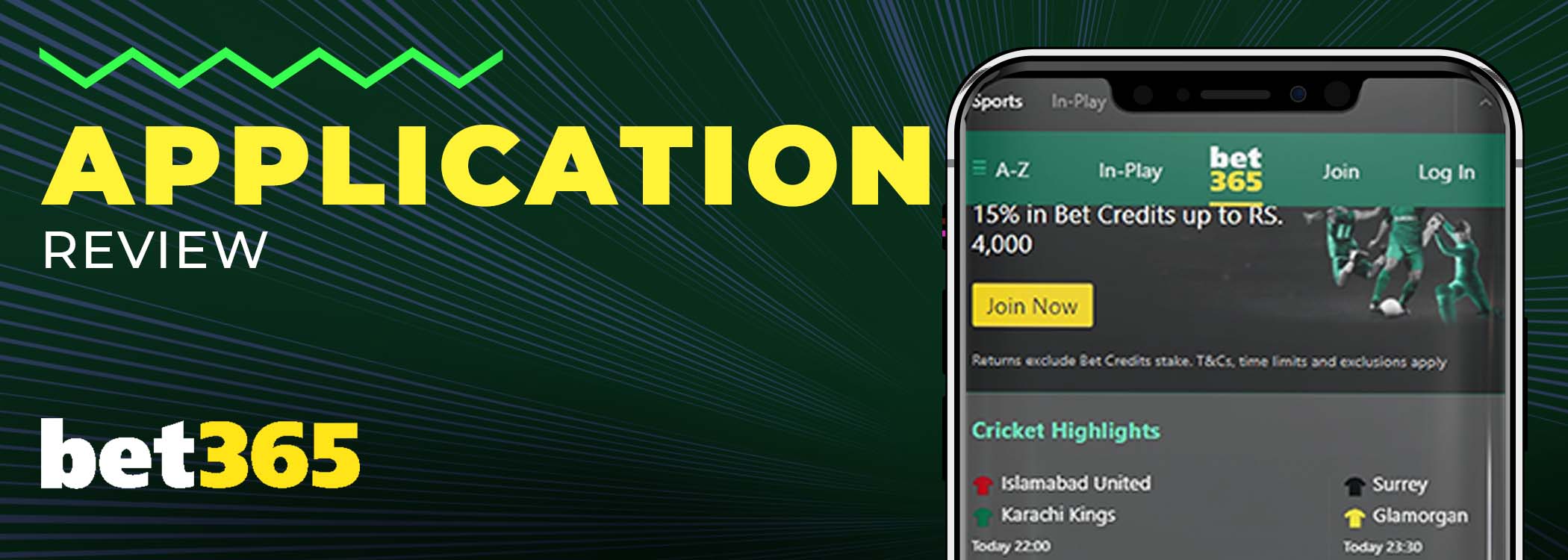 Bet365 application review.